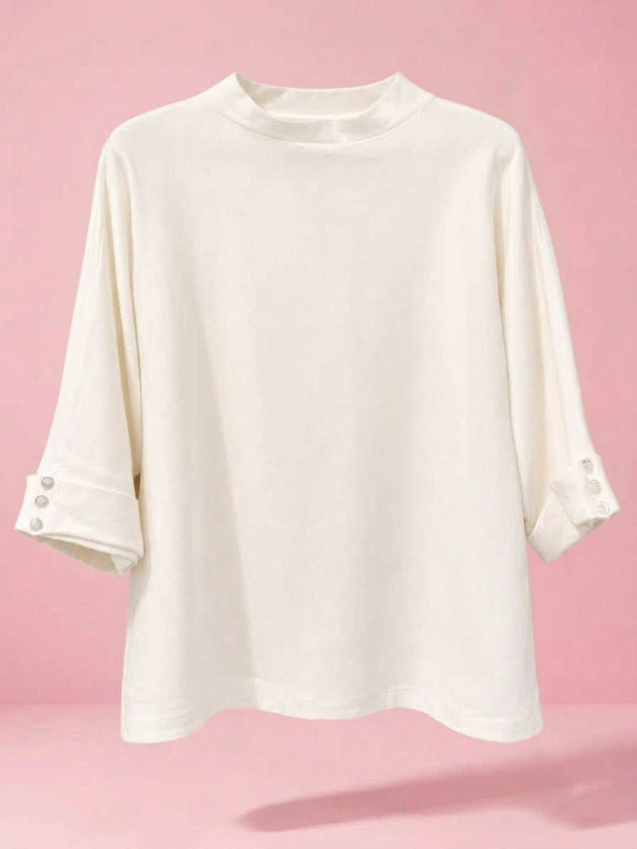 Blusa Blanca Minimal Actitud