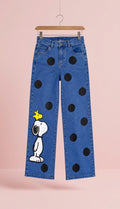 Jeans Snoopy & Lunares