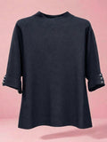 Blusa Marino Minimal Actitud